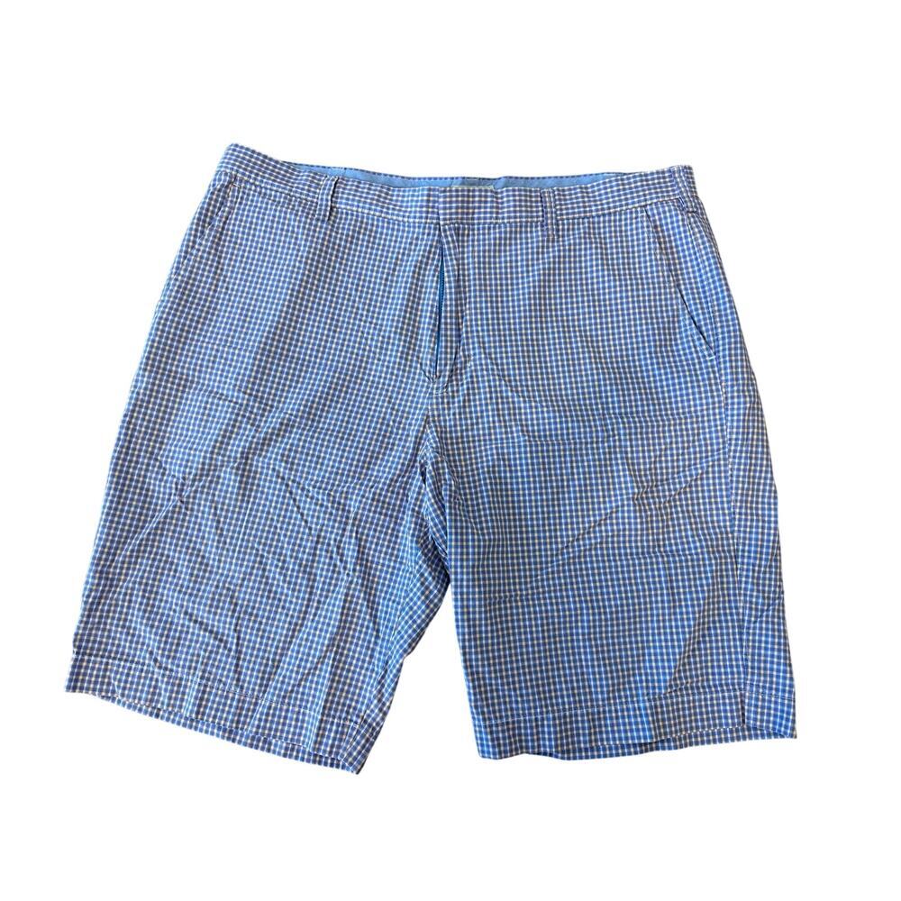 J. CREW Factory Check Chino  10.5 inch inseam Shorts Men 38 J Crew